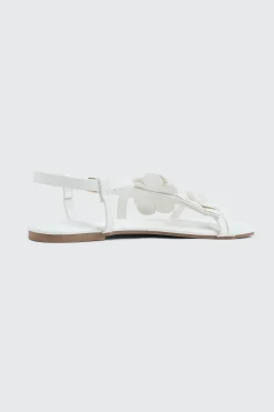 3D Floral Flat Sandals