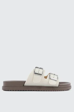 Double Band Slide Sandals