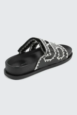 Double Band Slide Sandals