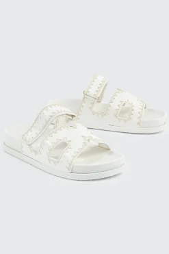 Double Band Slide Sandals