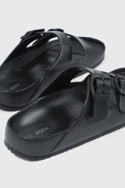 Double Band Slide Sandals