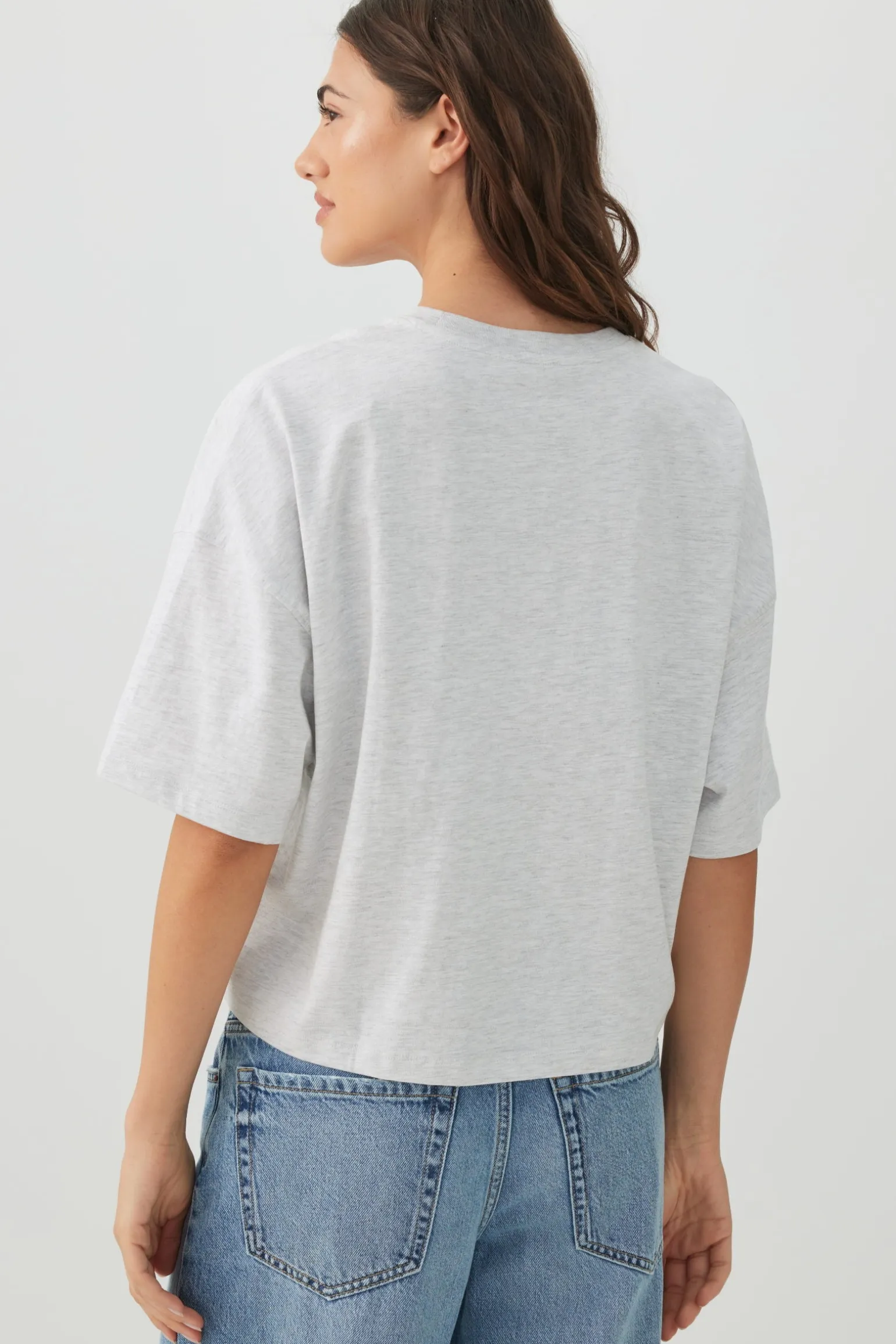 Dropped Shoulder Graphic T Shirt