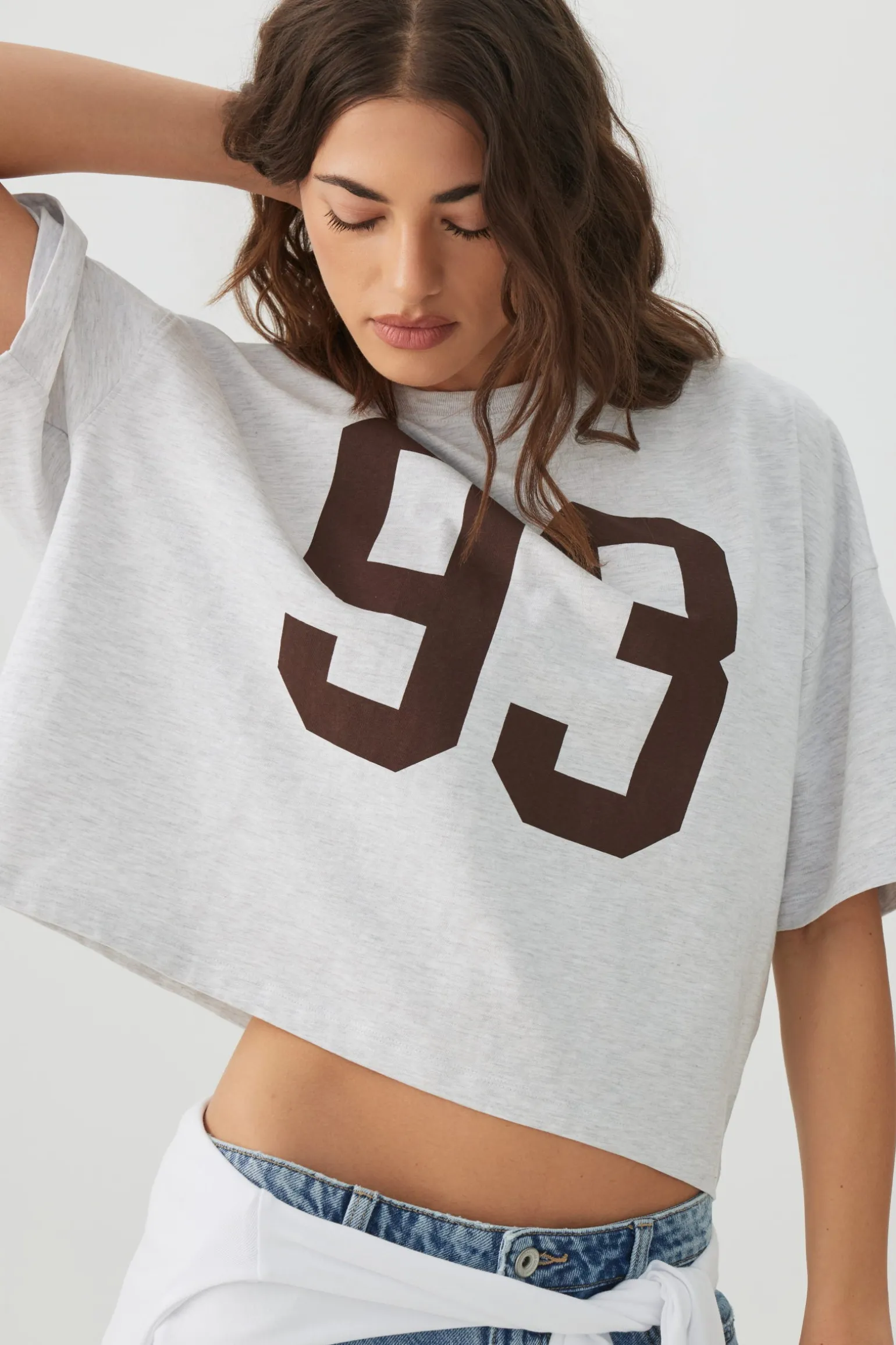 Dropped Shoulder Graphic T Shirt