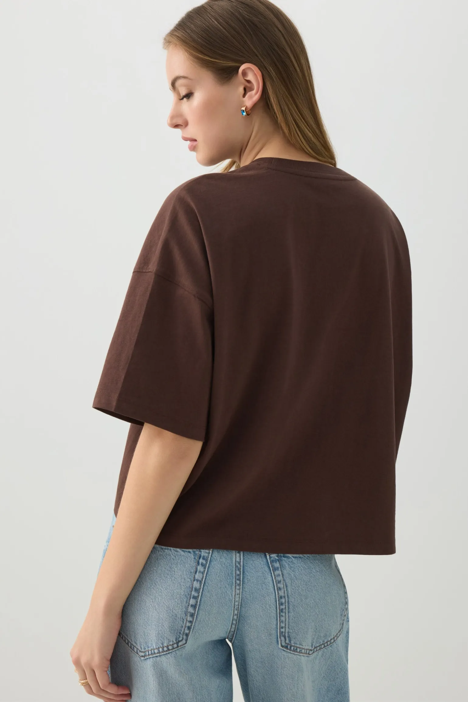 Dropped Shoulder Graphic T Shirt