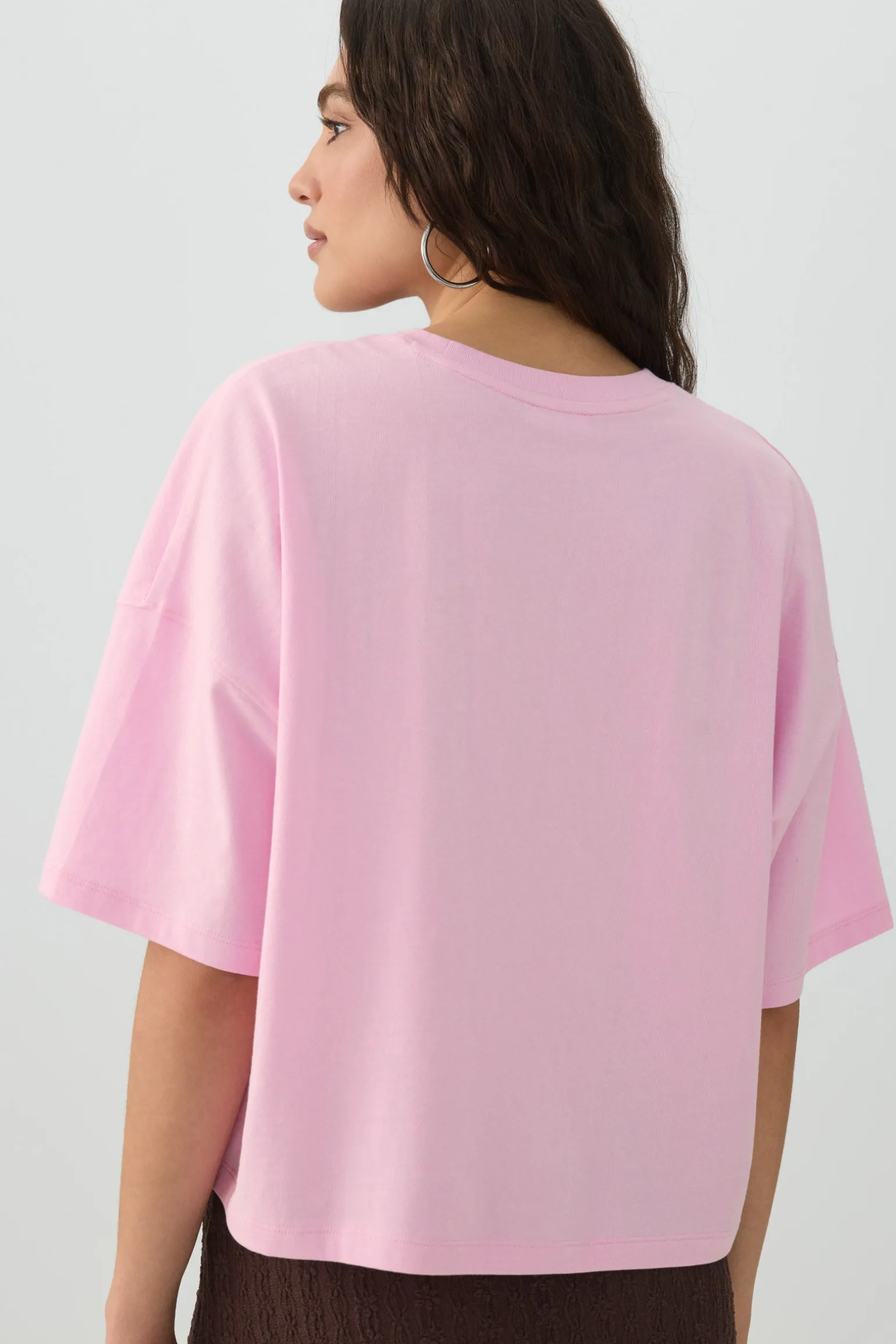 Dropped Shoulder Graphic T Shirt