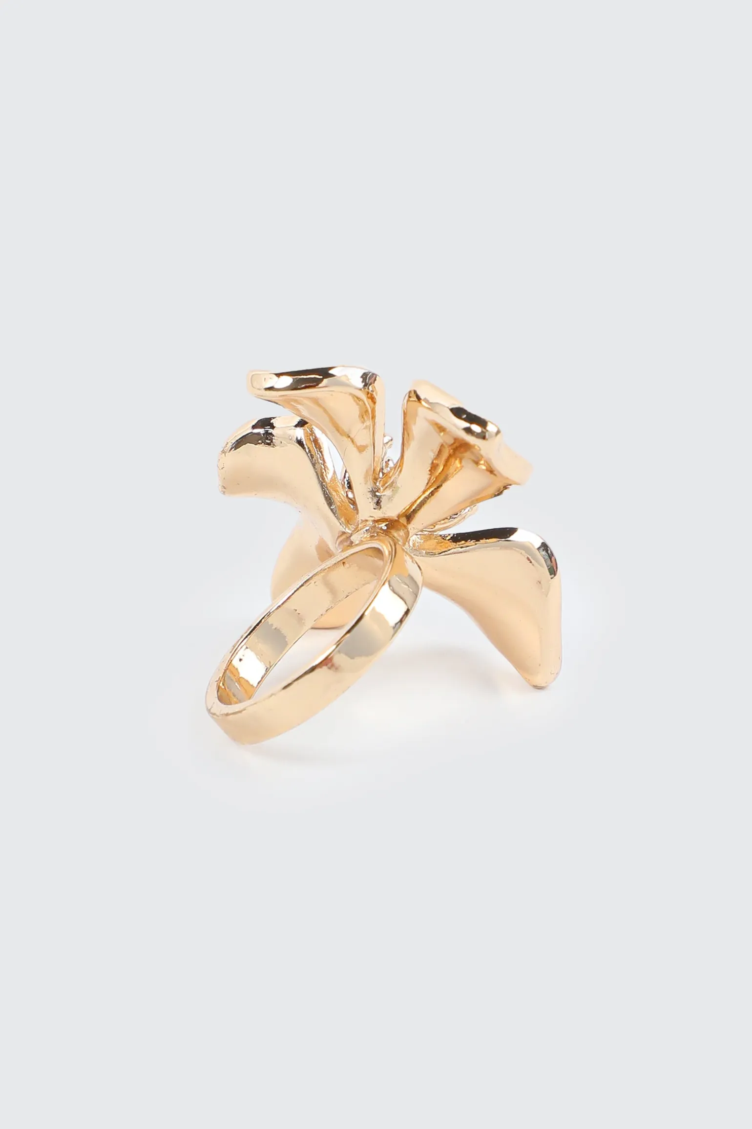 Embellished Hibiscus Ring