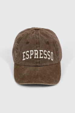 Espresso Embroidered Baseball Cap