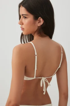Eyelet Underwire Bikini Top