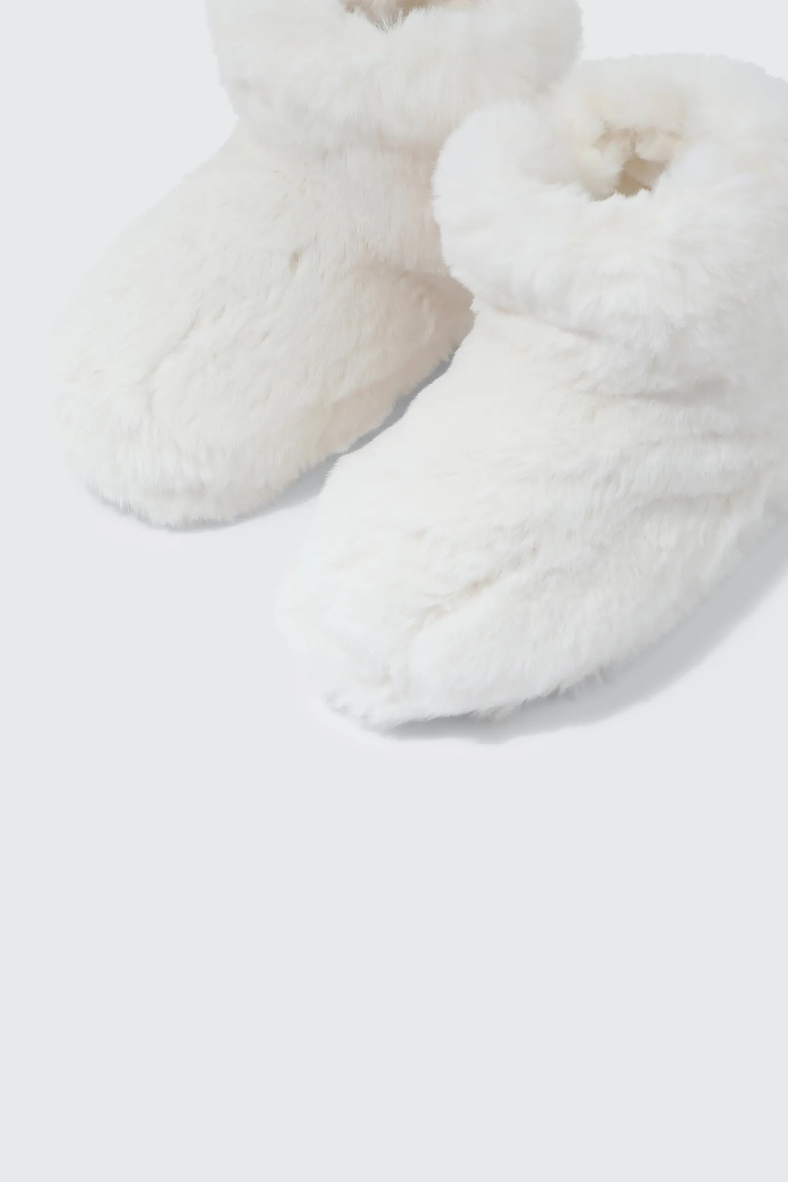Faux Fur Bootie Slippers
