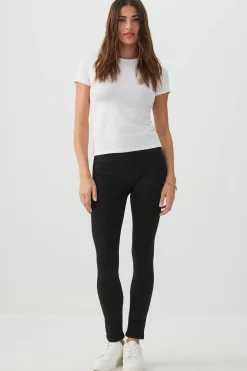 Faux Fur Lined Studded Leggings