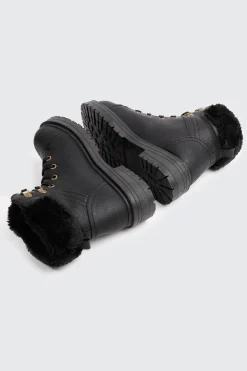 Faux Fur Lined Winter Boots