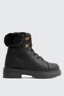 Faux Fur Lined Winter Boots