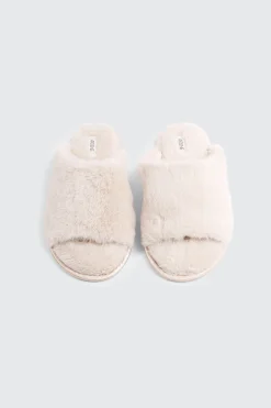 Faux Fur Slippers