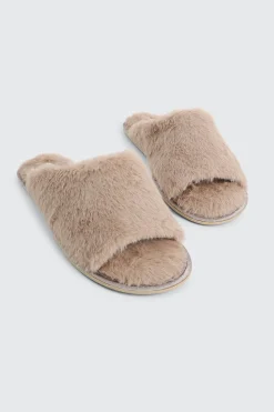 Faux Fur Slippers