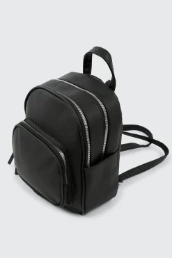Faux Leather Backpack