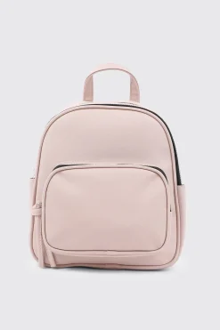 Faux Leather Backpack