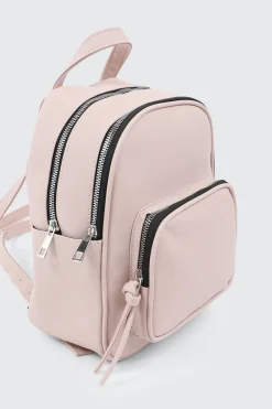 Faux Leather Backpack