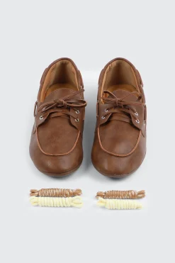 Faux Leather Boat Shoes