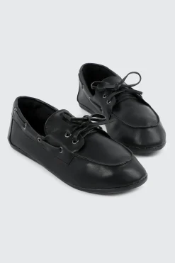 Faux Leather Boat Shoes