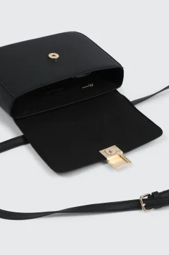Faux Leather Crossbody Bag