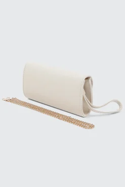Faux Leather Envelope Clutch