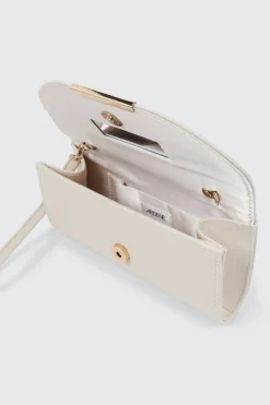 Faux Leather Envelope Clutch