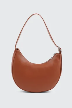 Faux Leather Shoulder Bag