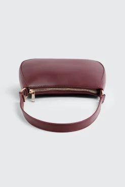Faux Leather Shoulder Bag