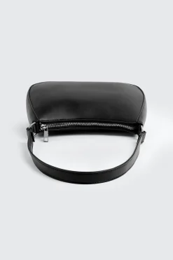 Faux Leather Shoulder Bag