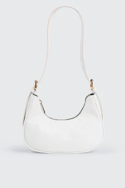 Faux Leather Shoulder Bag