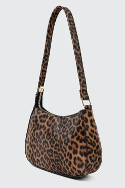 Faux Leather Shoulder Bag