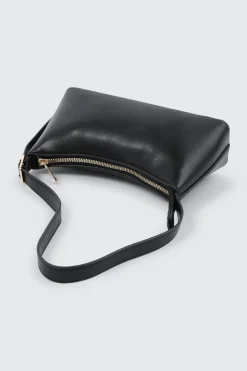 Faux Leather Shoulder Bag