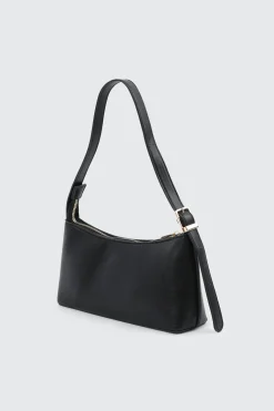 Faux Leather Shoulder Bag