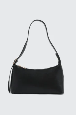Faux Leather Shoulder Bag