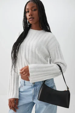 Faux Leather Shoulder Bag