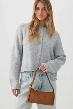 Faux Leather Shoulder Bag