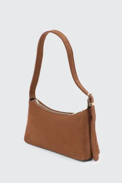 Faux Leather Shoulder Bag