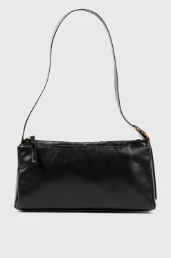 Faux Leather Shoulder Bag