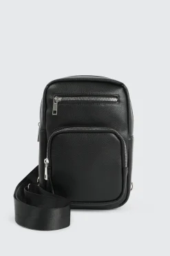 Faux Leather Sling Bag