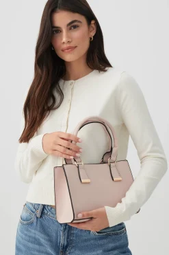 Faux leather Small Structured Handbag