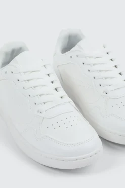 Faux Leather Sneakers