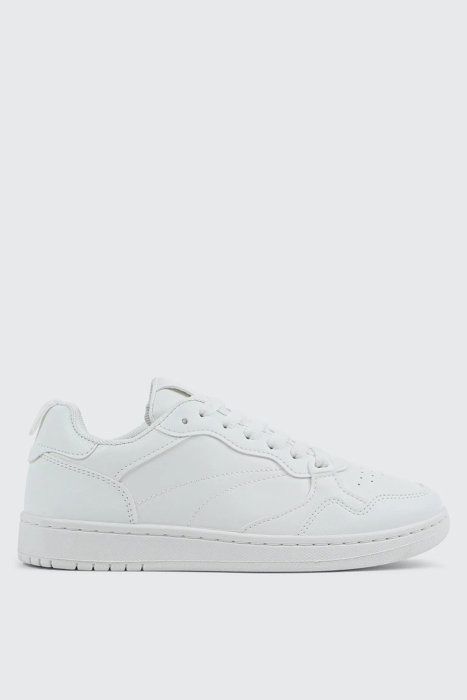 Faux Leather Sneakers