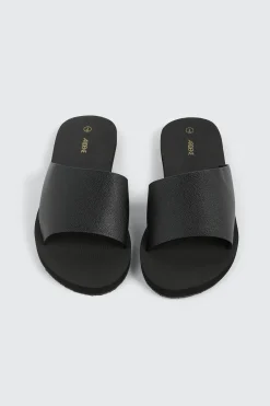 Faux Leather Sport Sandals