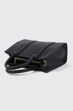 Faux leather Structured Handbag