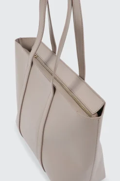 Faux Leather Tote Bag