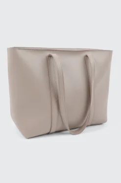 Faux Leather Tote Bag