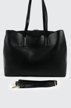 Faux Leather Tote Bag
