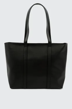 Faux Leather Tote Bag