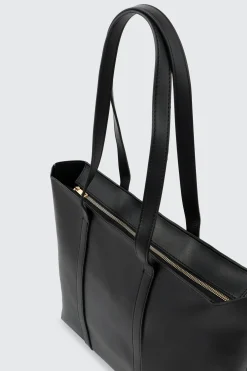 Faux Leather Tote Bag