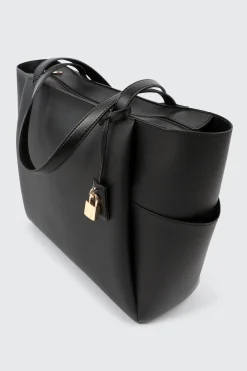Faux Leather Tote Bag